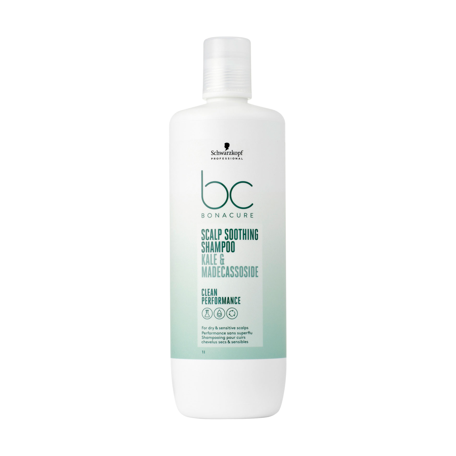 Заспокійливий шампунь Schwarzkopf Professional BC Bonacure Scalp Soothing Shampoo для сухої та чутливої шкіри голови, 1 л